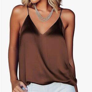 Chic Brown Camisole Top